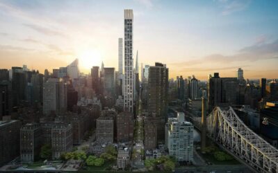 What factors are driving the projected pricing trends for luxury real estate in New York?